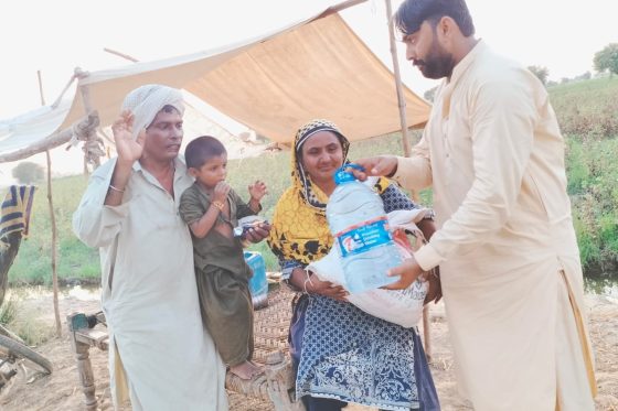 Food Packs in Flood area of Sindh